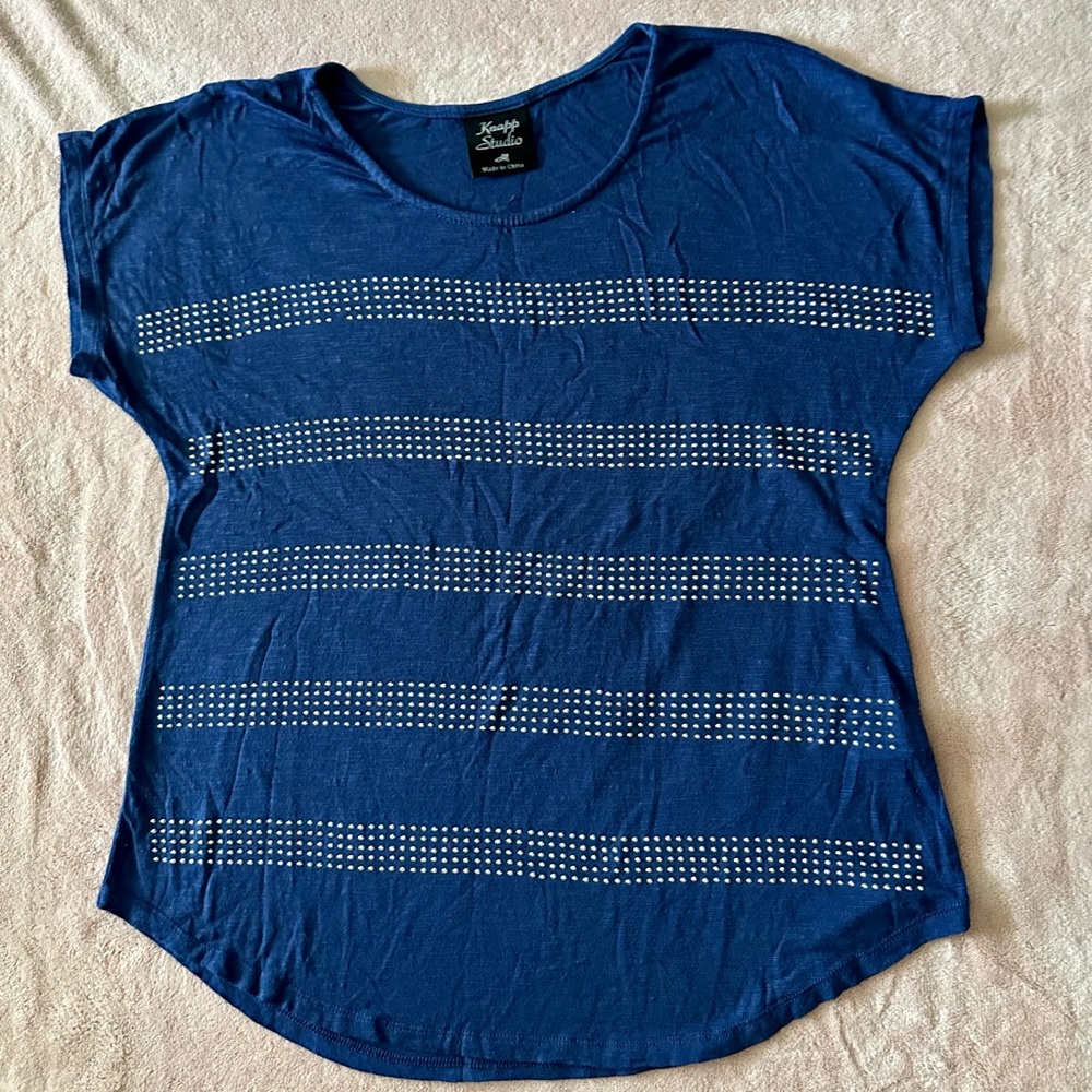 Knapp Studio Blue Top
